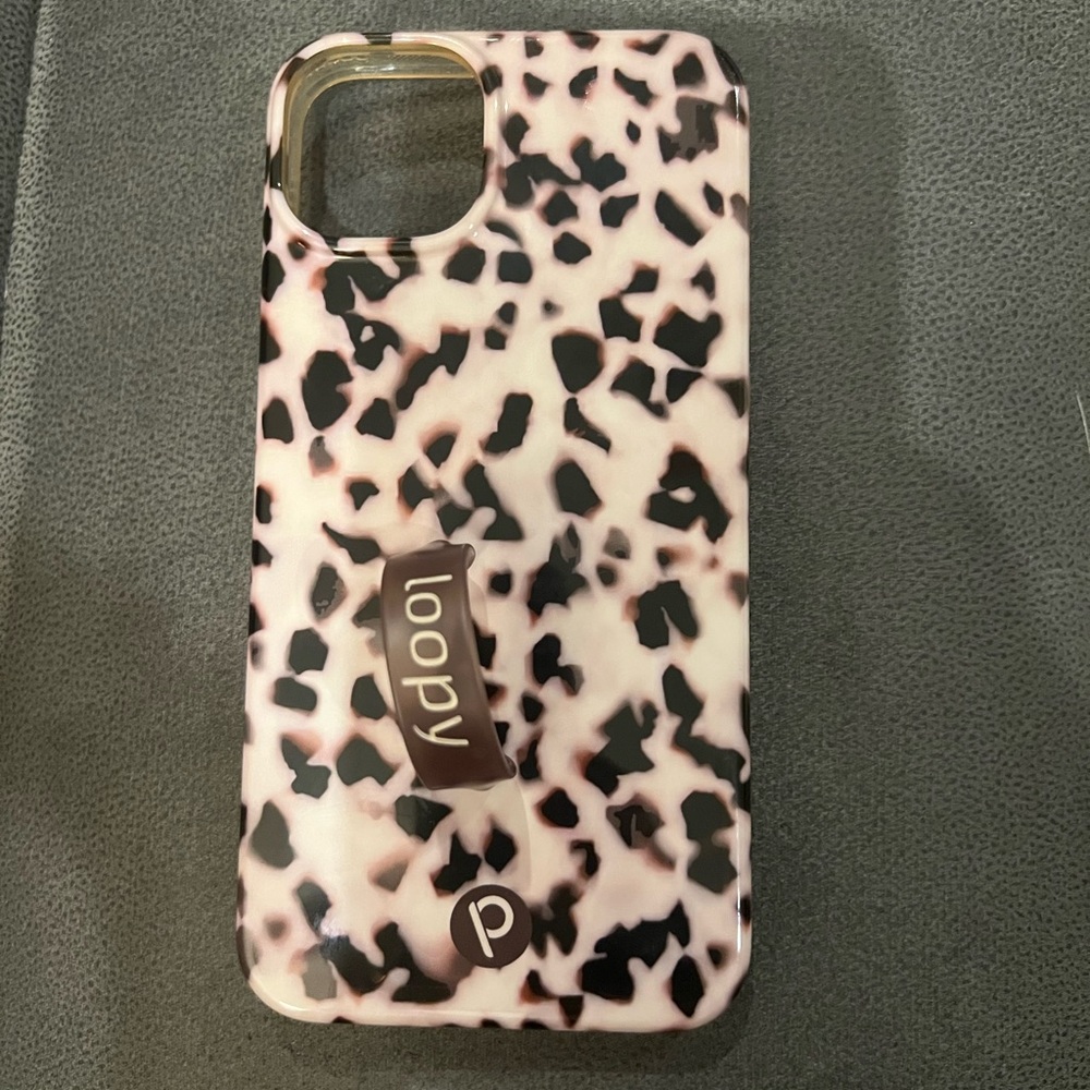 iPhone 14 Plus blonde tortoise Loopy Case
